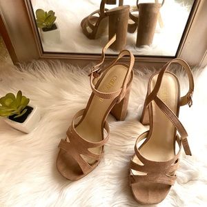 Cathy jean nude ankle strap heel